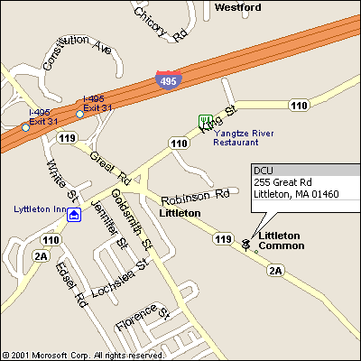 Map of Littleton Branch area