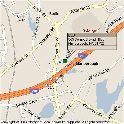 Map of Solomon Pond ATM area