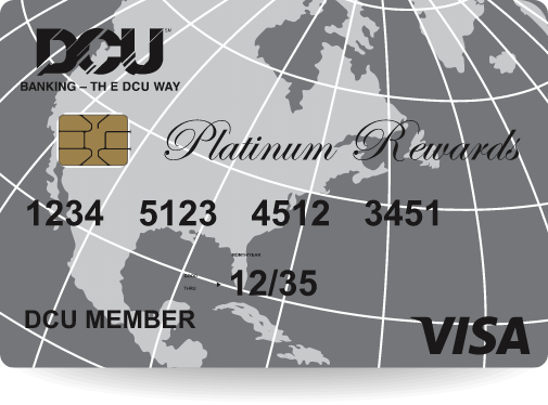DCU Visa Platinum credit card