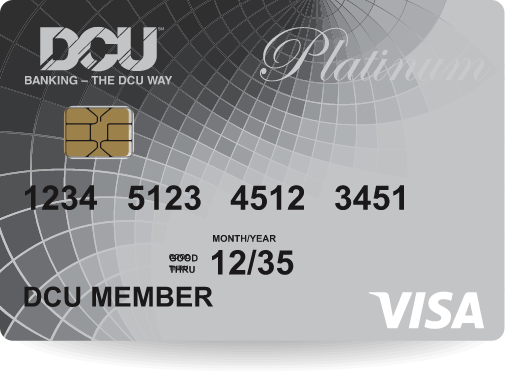 DCU Visa Platinum credit card