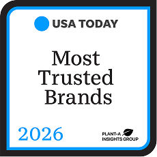 USA Today Most Trusted Brands 2026 badge
