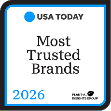 USA Today Most Trusted Brands 2026 badge
