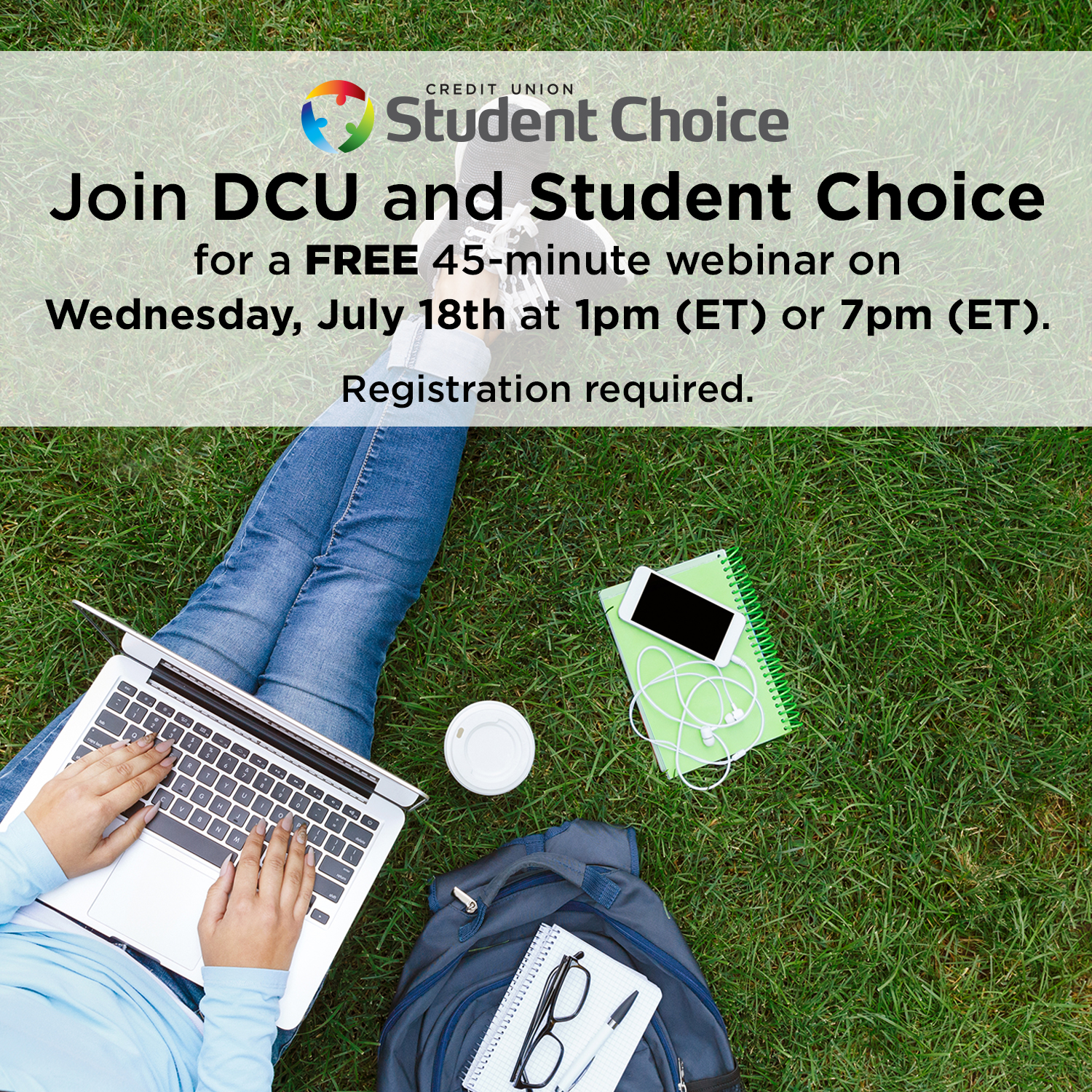 Join us for a free student loan webinar July 18th, 2018
